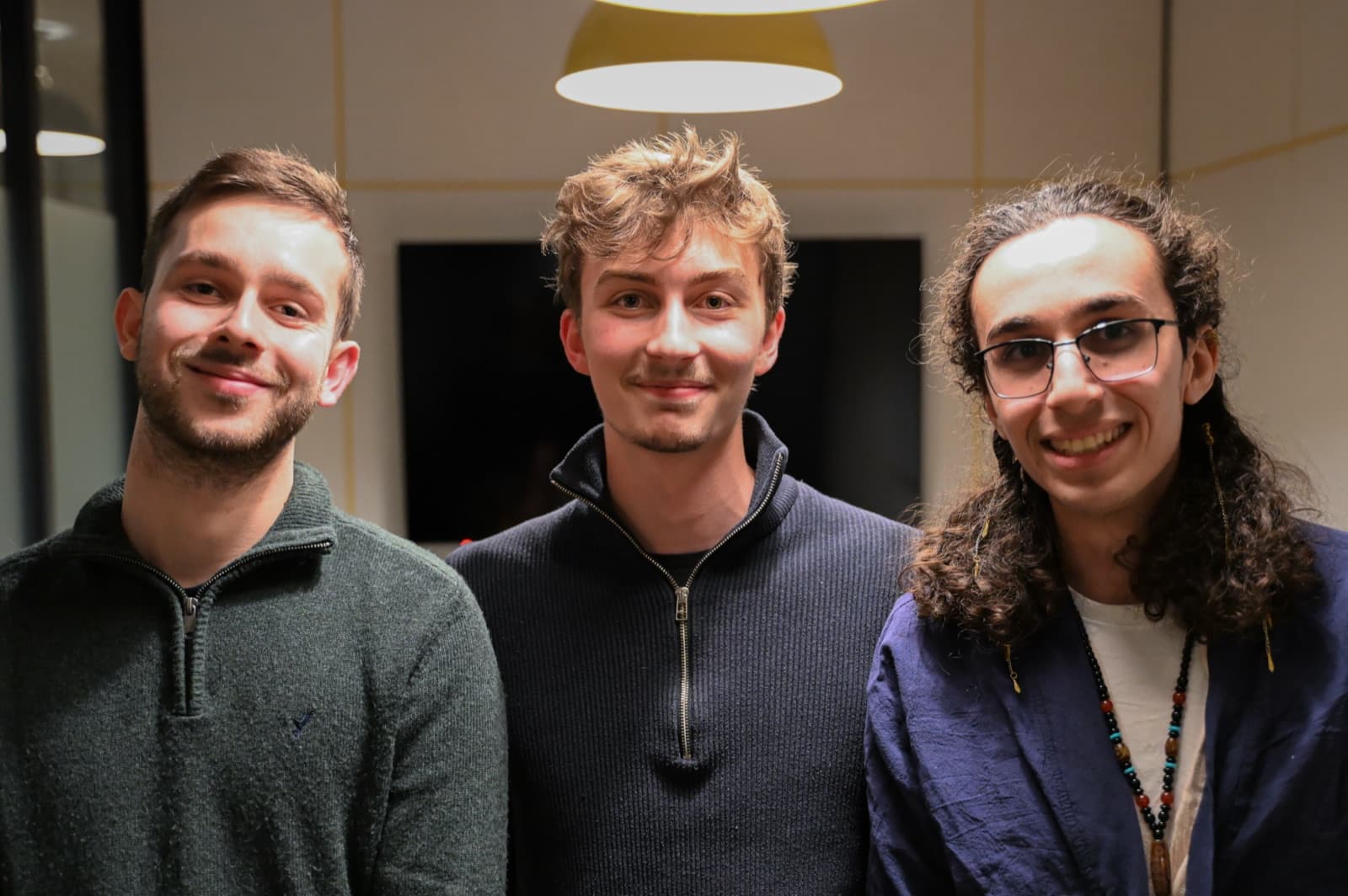 Three minitap engineers sitting together