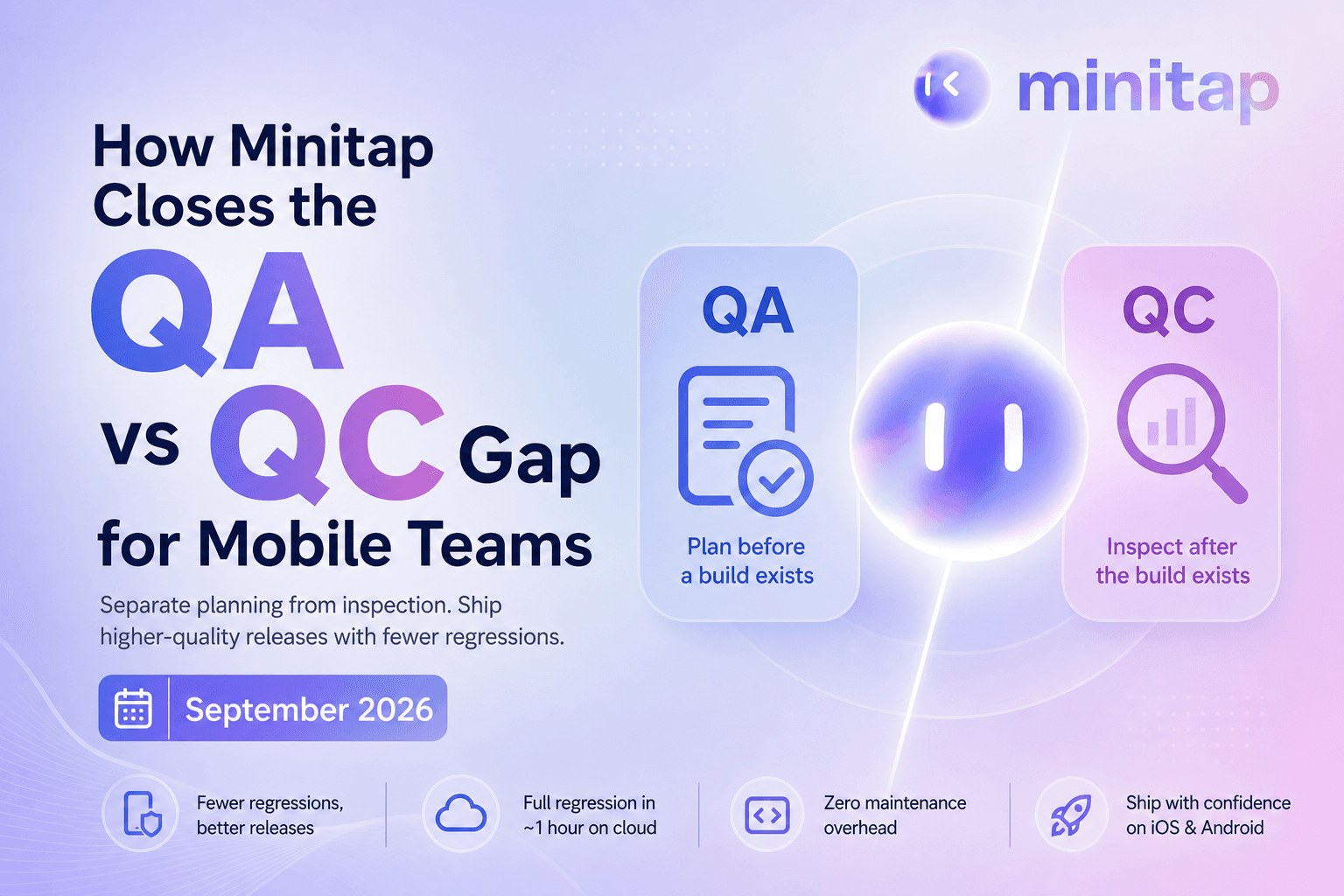 How Minitap Closes the QA vs QC Gap for Mobile Teams (September 2026)