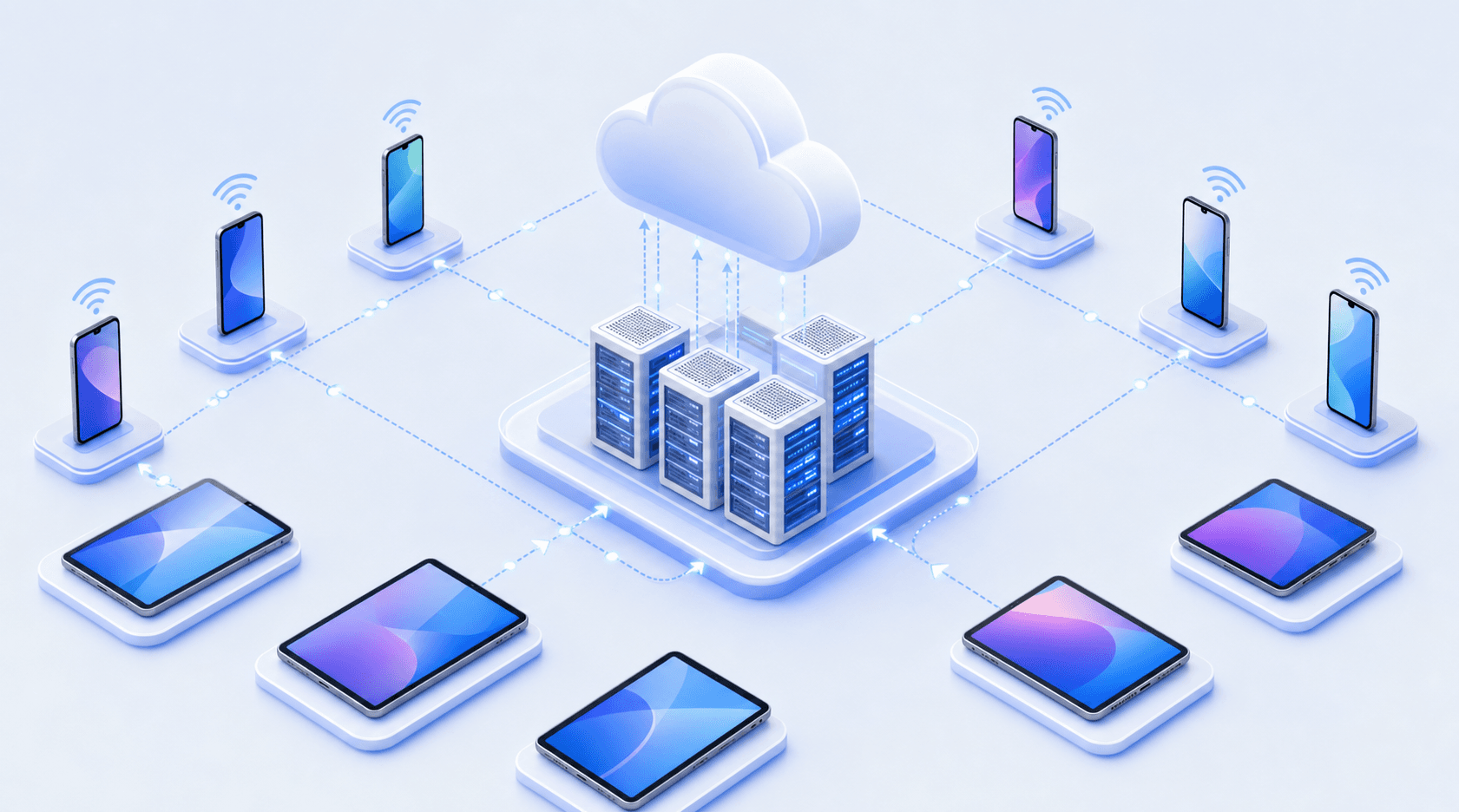 Cloud infrastructure for remote mobile testing