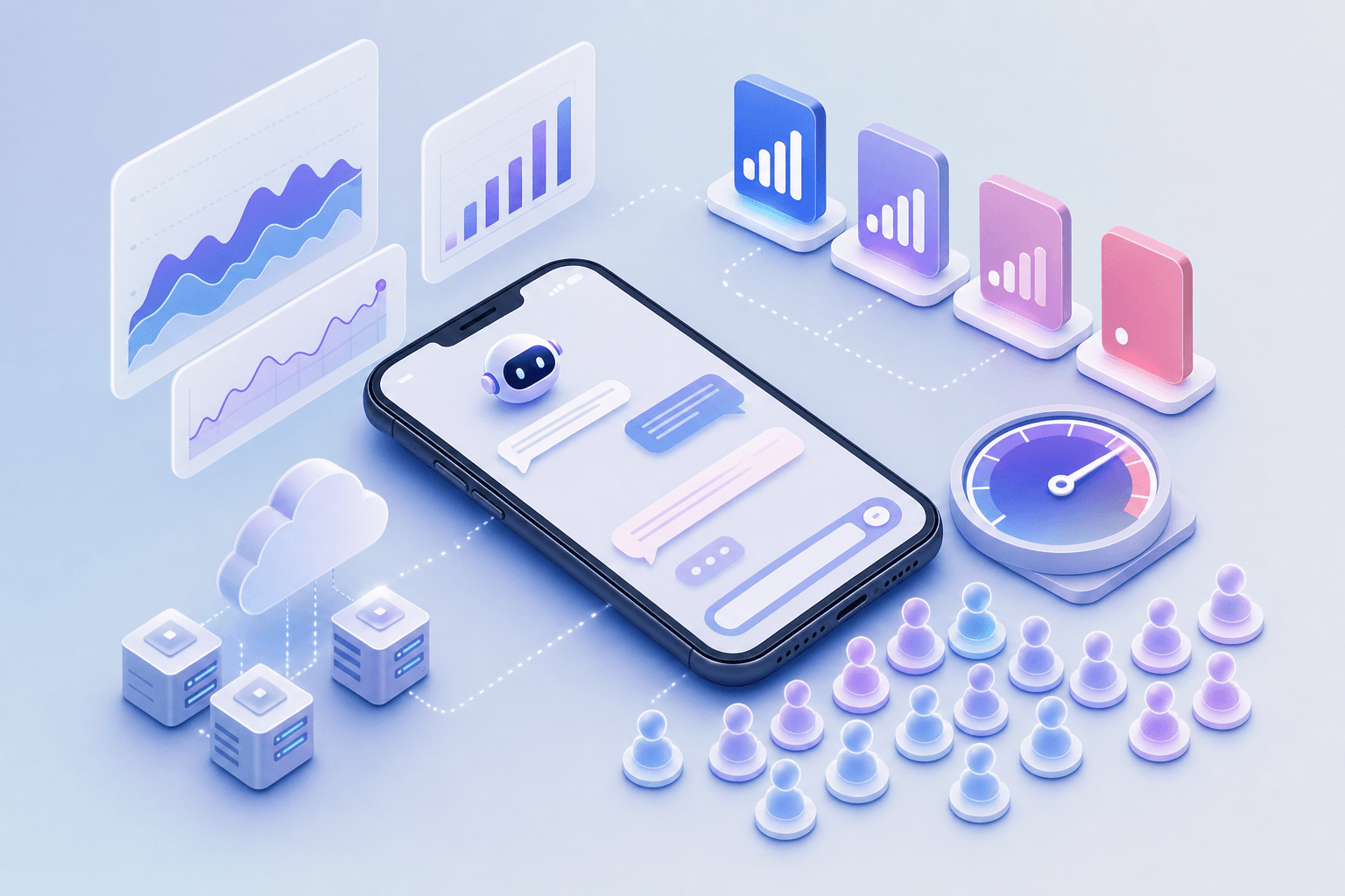 Mobile chatbot performance testing across varying network conditions